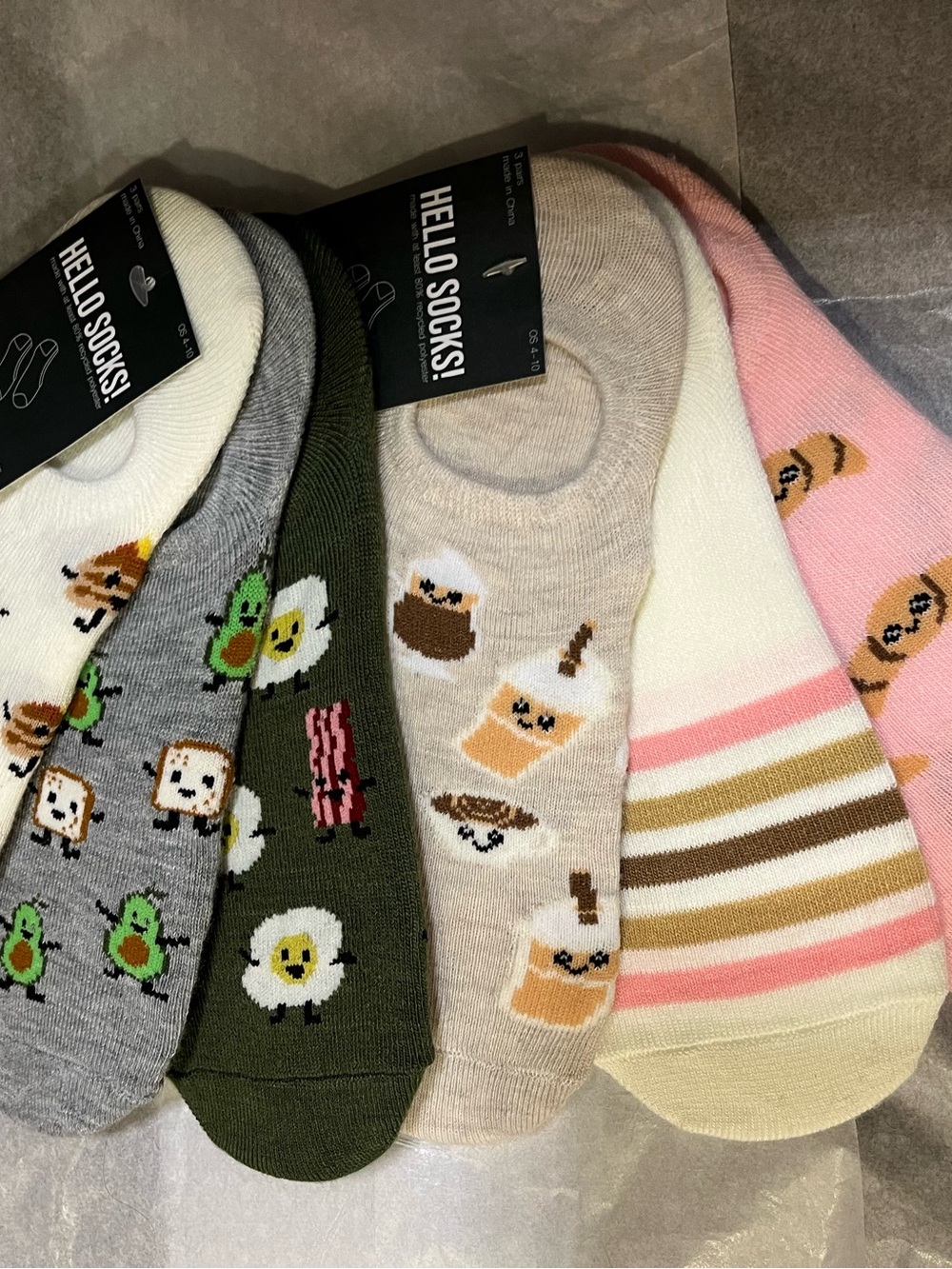 6 Pairs No Show Socks